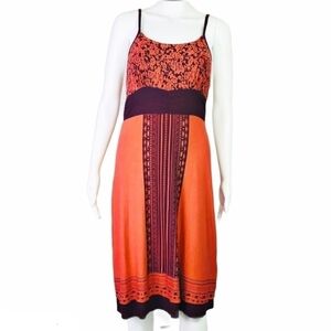 Athleta tribal print adjustable strap dress Size S